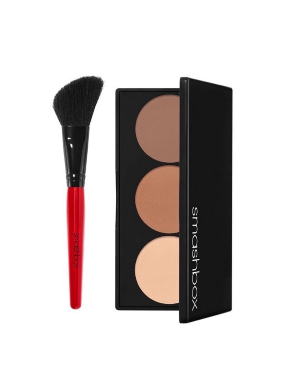 Smashbox Contour Trio Palette with Brush - Neutral Brown Shades